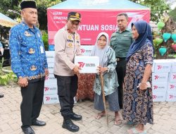 HUT Bhayangkara Ke-77, 12 Polsek Jajaran Polres Metro Tangerang Kota Sebar Paket Sembako Bantuan Sosial Kapolri