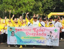 Ribuan Kader Kesehatan Masyarakat Di Purwakarta Meriahkan Jambore Posyandu