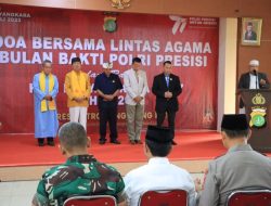 Sambut HUT Bhayangkara Ke 77, Polres Metro Tanggerang Gelar Do,a Bersama FKUB