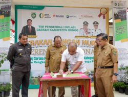 Bupati Bungo Hadiri Gerakan Pangan Murah Serentak