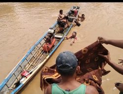 Setelah 24 Pencarian Akhirnya Bocah Yang Tenggelam di Sungai Batang Asai Ditemukan