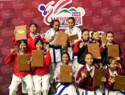 Atlit Karate Pra PON Banten Rebut 5 Emas 5 Perak 4 Perunggu di Karate Open Championships Banyuwangi Jawa Timur