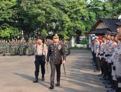 Kapolres Purwakarta AKBP. Edwar Zulkarnain, Pimpin Upacara Peringatan HUT Bhayangkara Ke-77