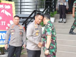 Dandim 0503/JB Pimpin Personilnya Geruduk Mapolres Jakarta Barat