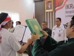 Dua Narapidana Teroris di Lapas Kelas 1 Tangerang Ikrar Setia Pada NKRI