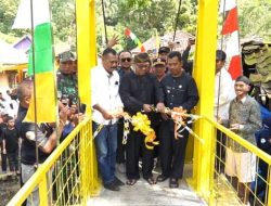 Masyarakat Nangela Tegalbuleud Sambut Gembira, Jembatan Bolenglang Selesai Dikerjakan
