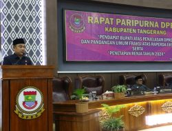Wabup H. Mad Romli Sampaikan Pendapat Bupati Raperda Insisiatif DPRD