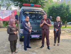 Pemkab Mesuji Hibahkan Mobil Tahanan Ke Kejaksaan Negeri Mesuji