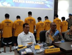 Satnarkoba Polres Sarolangun Amankan 6 Pelaku Pemakai dan Pengedar Narkoba