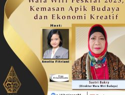 Webinar Satupena Ungkap Serba Serbi Perhelatan Wara Wiri Feskraf 2023