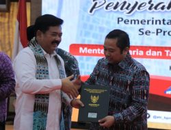 Walikota Tangerang Terima 75 Sertifikat Tanah Milik Pemkot Tangerang