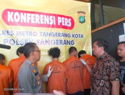 Tak Terima Ditegur Saat Pesta Miras, Kepala Satpam Dihantam Konblok 4 Pelaku Diamankan