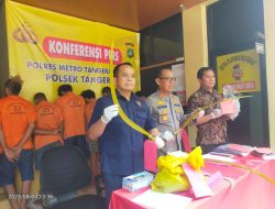 Tawuran di Jalan Daan Mogot,Korban Luka Bacok di Kepala, 4 Pelaku Diamankan Polisi 1 DPO