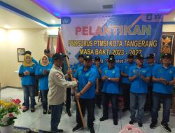 Persatuan Tenis Meja Seluruh Indonesia Kota Tangerang masa bakti 2023 – 2027 Resmi dilantik