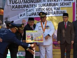 Bupati Marwan Canangkan Titik Nol Kilometer Kabupaten Sukabumi