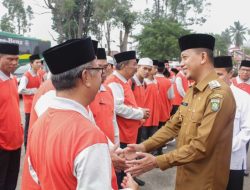 Wakil Bupati Bungo Lepas 40 Kafilah MTQ Yang  Ikuti Kejuaraan MTQ Tingkat Provinsi