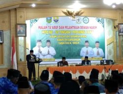 Bersama Wagub Jambi PJ Bupati Bachril Lantik Dewan Hakim MTQ