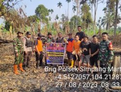 Petugas Gabungan Oku Selatan Gerak Cepat Cegah Bencana Kabut Asap dan Karhutbunla