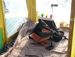 Akibat Tak Beratap Podium MTQ Tingkat Provinsi di Kabupaten Sarolangun Basah Karena Hujan