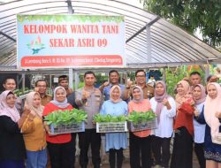 Kapolres Metro Tangerang Kota Bantu Pembuatan Sumur Bor di Kampung Tangguh Jaya Bebas Narkoba