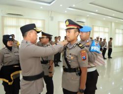 Kasatlantas Polres Gresik Berganti, Kapolres Pimpin Sertijab