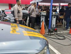 Kendaraan Dinas Polres Kota Tangerang Tak Lolos Uji Emisi