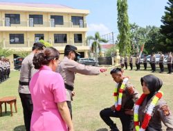 Kapolres Pimpin Upacara Tradisi Penerimaan Bintara Remaja