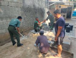 Makoramil 08/Pamulang Wujudkan Lingkungan Kantor Yang Indah dan Bersih