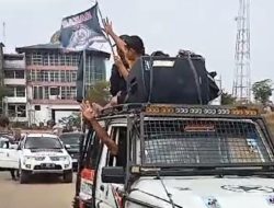 Tahapan Pemilihan Kepala Desa Taman Sari, Arya Safe’i Urut 4 Adakan Kampanye Pawai Bersama