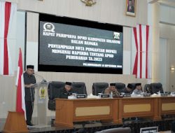 DPRD Kabupaten Sukabumi Gelar Paripurna Ke- 21 Sidang Tahun 2023 Bahas APBD Perubahan