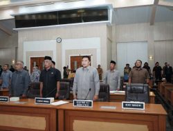 DPRD Kabupaten Sukabumi Gelar Paripurna Bahas Pengantar Bupati Tentang Raperda Perubahan APBD-P TA2023