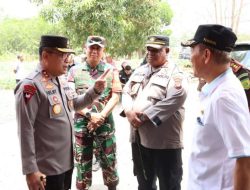 Kapolda Lampung Cek Langsung TPS Pilkakam 2023 di Tulang Bawang