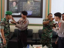 Personel Polres Bungo Datangi Kodim 0416/Bute, Bikin Kejutan