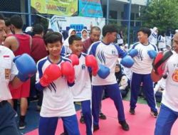 Pertina Kota Tangerang Gelar Goes To School Perkenalkan Cabang Olahraga Cabor Tinju