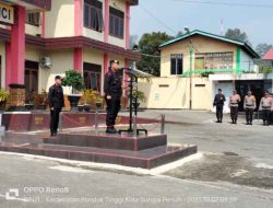 Pimpin Apel Kesiapan Personil dan Sarpras OMB 2023-2024 di Polres Kerinci, Ini Penekanan Dansat Brimob Polda Jambi