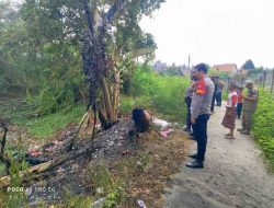 Polisi Awasi Warga Agar Tidak Bakar Sampah dan Ban Bekas Sembarangan