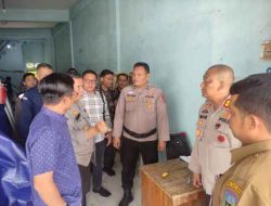 Kapolres Sarolangun Cek Gudang Logistik KPU, Personil Polri Siaga 24 Jam Di Lokasi