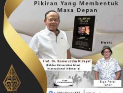 Webinar Satupena Hadirkan Prof Dr Komaruddin Hidayat Bedah Buku Imajinasi Islam