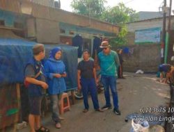 Jaga Kebersihan Lingkungan, Lurah Tegal Alur Ajak Warga Kerja Bakti