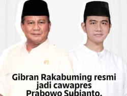 Putra Sulung Jokowi Resmi Dampingi Prabowo di Pilpres 2024