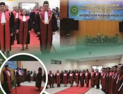 Ketua Pengadilan Negeri Jakarta Barat Pimpin Upacara Wisuda Purna Bakti