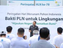 Aksi Tanam Pohon Bersama PLN, Arief : Jaga Selalu Lingkungan dan Hemat Listrik