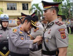Kapolres Bungo Pimpin Sertijab Kabag, Kasat dan Kapolsek