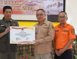 Wabup Sukabumi Dampingi Kepala BNPT Tinjau Lokasi Pergerakan Tanah Di Desa Bencoy Cireunghas
