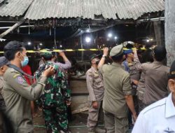 Satpol PP Tutup Sementara Akses Pasar Kutabumi Jelang Revitalisasi