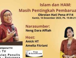Webinar Satupena Angkat isu Keterkaitan Islam dan HAM