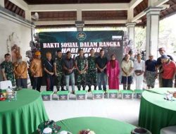 Peringati Hari Juang TNI AD ke 78, Pangdam IX/Udayana Ikuti Vidcon Karya Bakti dan Bakti Sosial Dengan Kasad