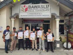 Awasi Pemilu, Bawaslu Kota Tangerang Lakukan Ini