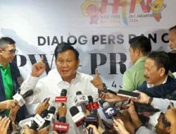 Di Markas PWI Pusat Capres Nomer 2 Prabowo Subianto Bicara Ekonomi Pancasila dan Kebebasan Pers