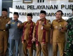 PJ Bupati Sarolangun Dampingi Gubernur Jambi Resmikan Mal Pelayanan Publik